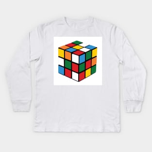 rubik's cube Kids Long Sleeve T-Shirt